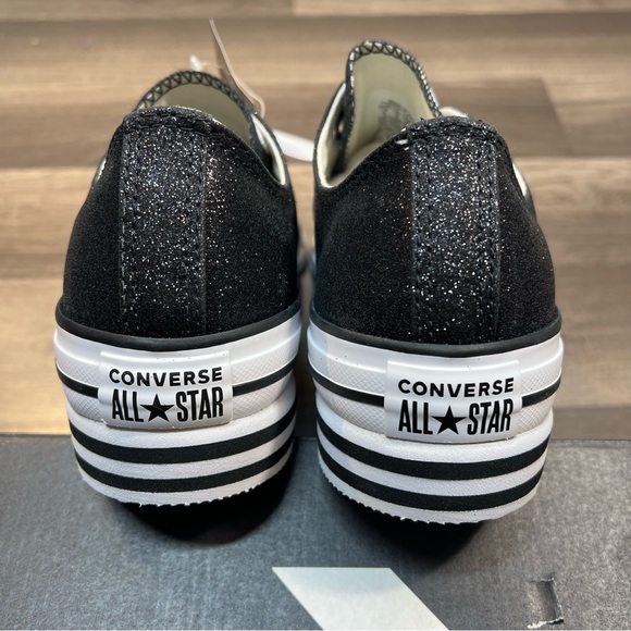 Converse Chuck Taylor All Star Platform Layer Ox Glitter - Picture 4 of 5